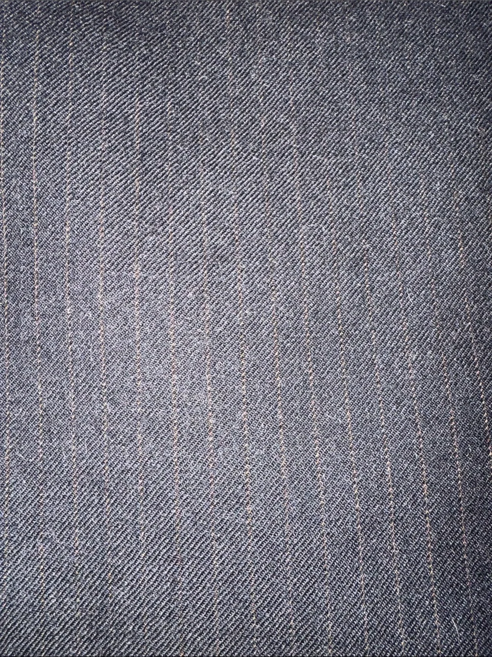 Brooks Brothers Men's Dark Gray with rust Pinstripes Blazer Two-Button 43R